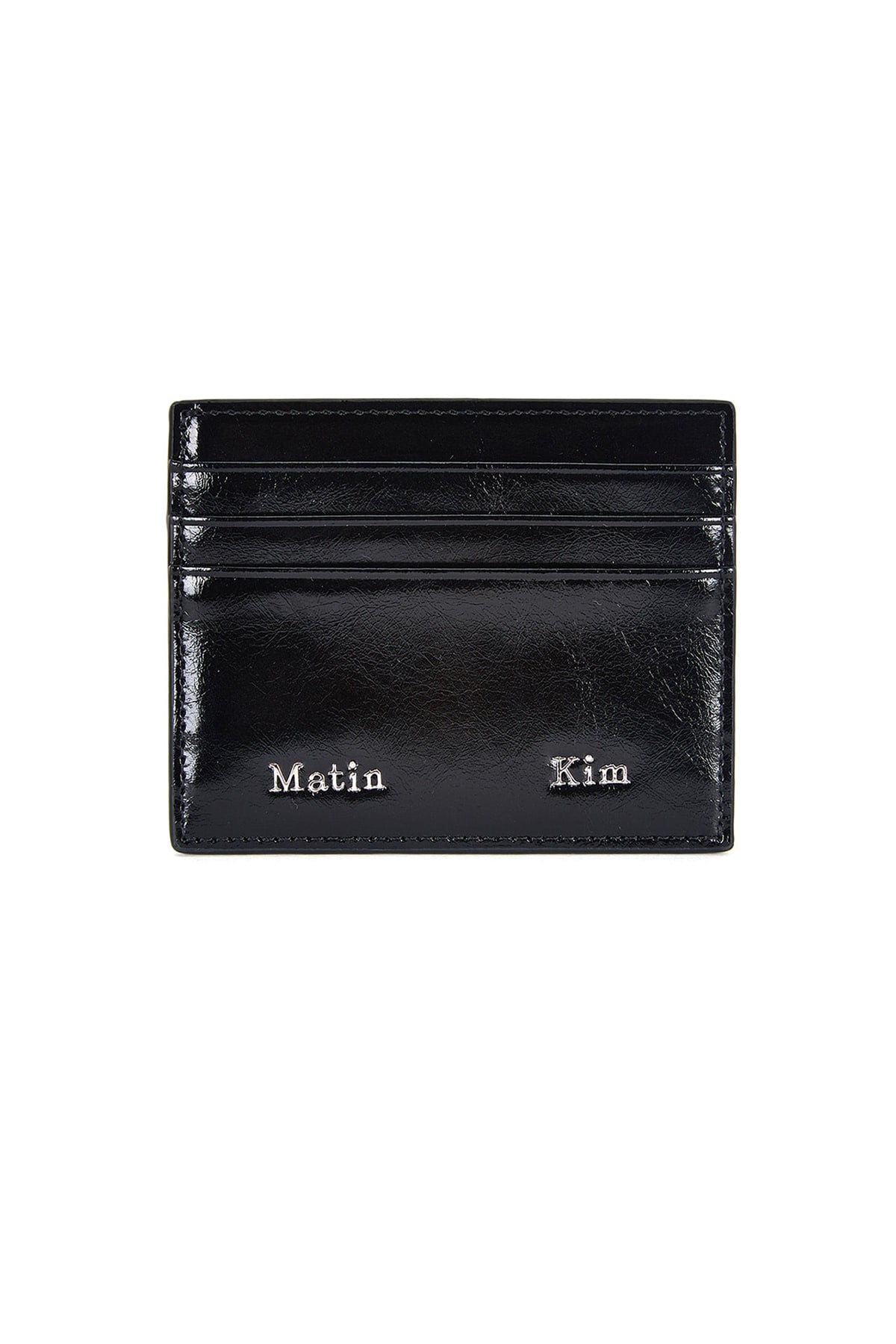 Matin Kim Steel Logo Card Wallet in Black 黑色 卡片銀包 韓國代購 香港