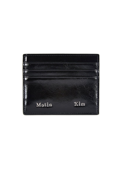 Matin Kim Steel Logo Card Wallet in Black 黑色 卡片銀包 韓國代購 香港