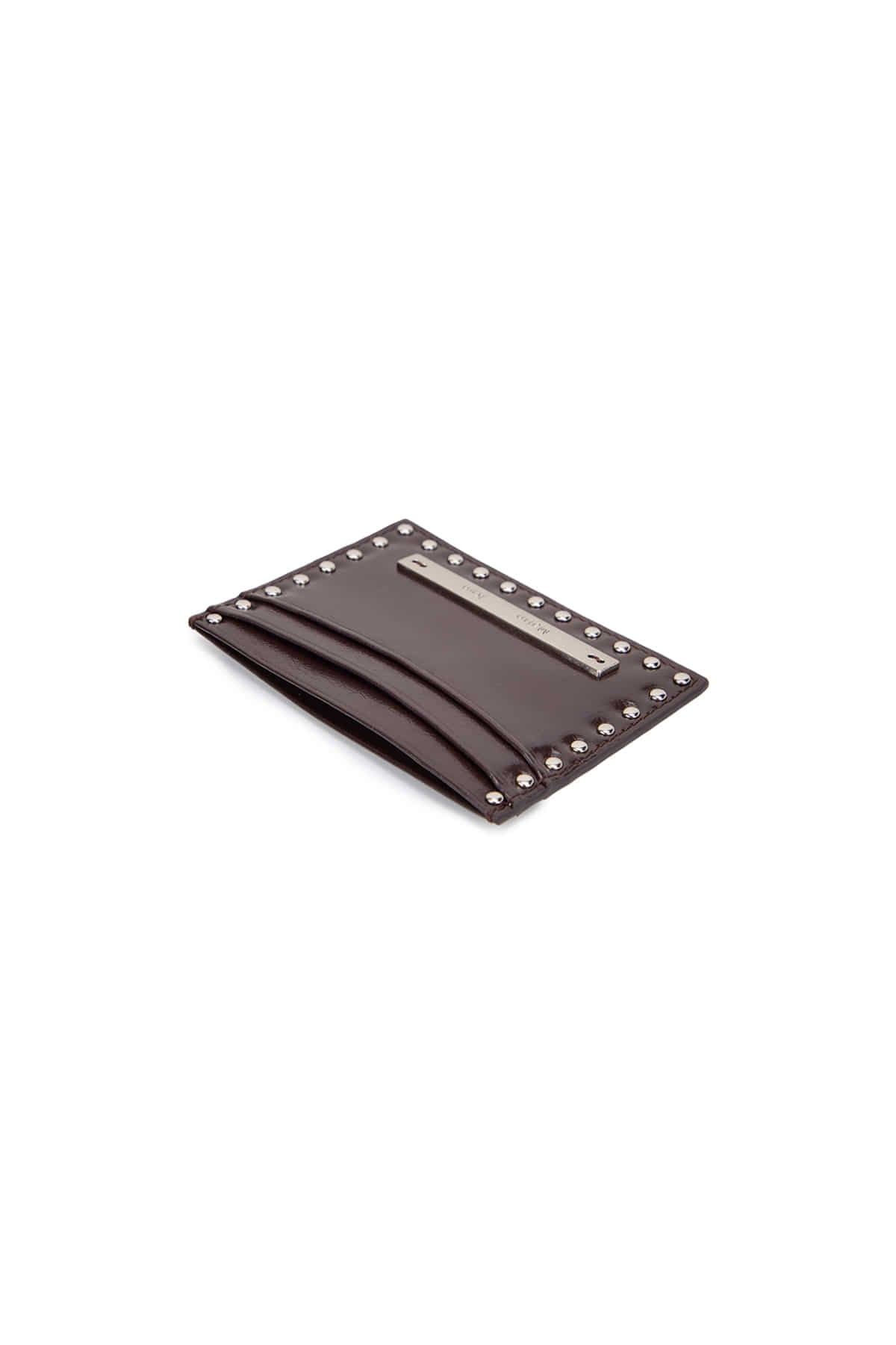 Matin Kim Western Stud Card Wallet in Brown 啡色 細節圖 2