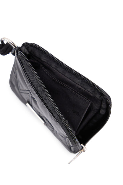 Matin Kim Logo Stitch Sporty Wallet in Black 黑色 細節圖 3