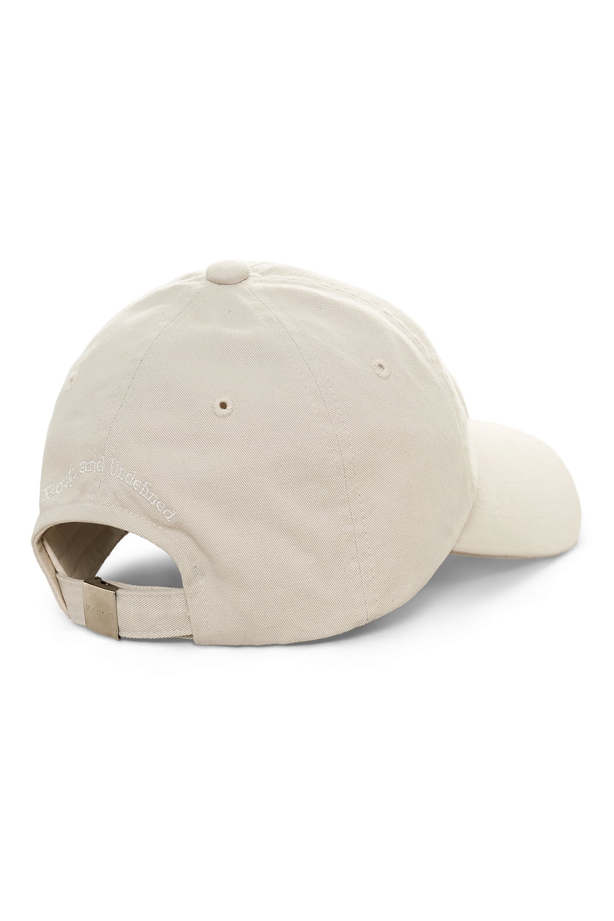 Matin Kim Applique Felt Logo Ball Cap in Light Grey 淺灰色 細節圖 2