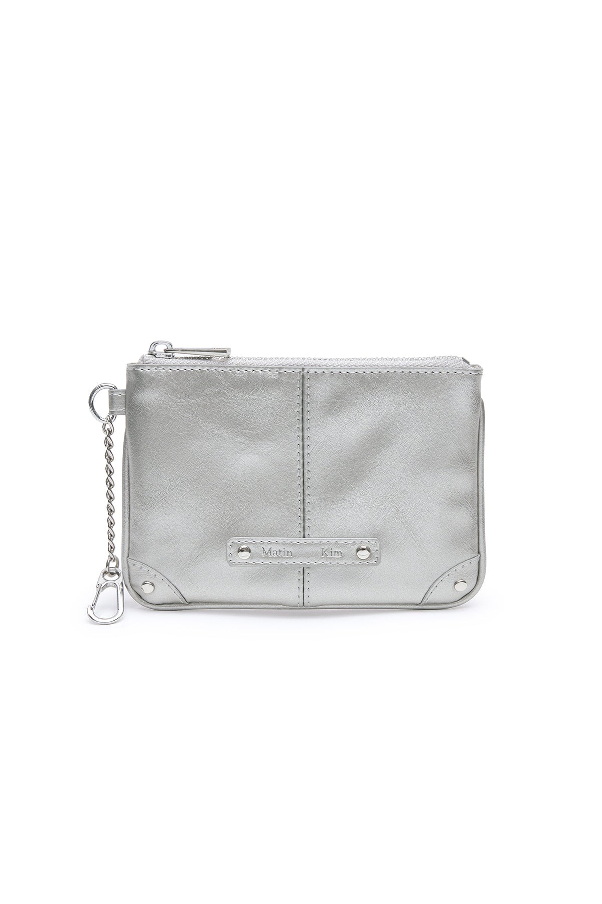 Matin Kim Rivet Point Mini Coin Wallet in Dark Silver 深銀色 零錢包 韓國代購 香港