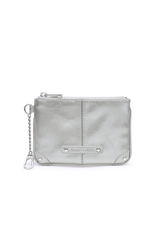 Matin Kim Rivet Point Mini Coin Wallet in Dark Silver 深銀色 零錢包 韓國代購 香港