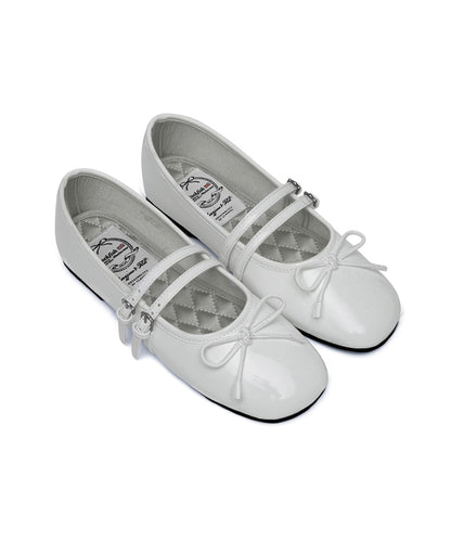 Rockfish - Square Toe Two Strap Maryjanes (Enamel)