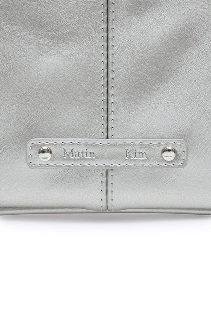 Matin Kim Rivet Point Mini Coin Wallet in Dark Silver 深銀色 細節圖 2