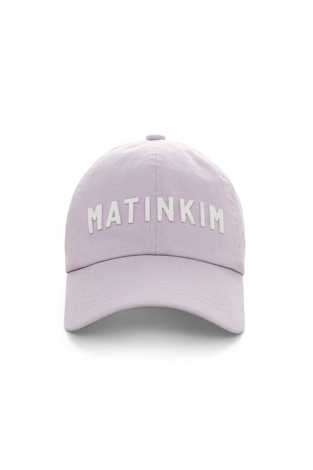 Matin Kim Applique Felt Logo Ball Cap in Lilac 紫藍色 棒球帽 韓國代購 香港