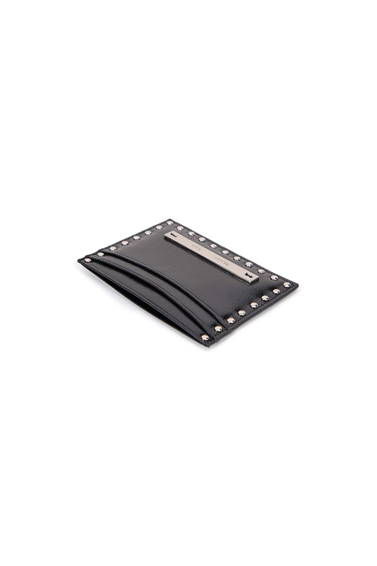 Matin Kim Western Stud Card Wallet in Black 黑色 細節圖 2