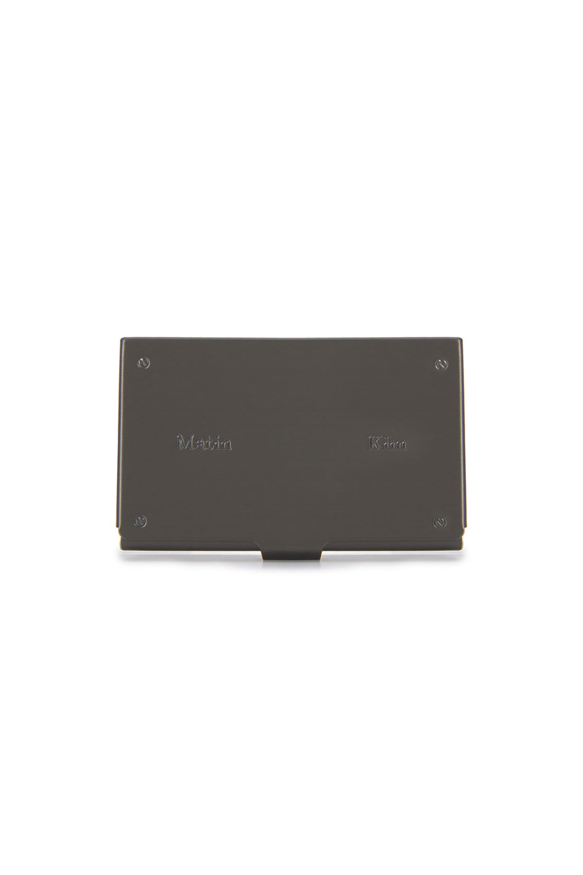 Matin Kim Signature Metal Business Card Case in Black 黑色 名片夾 韓國代購 香港