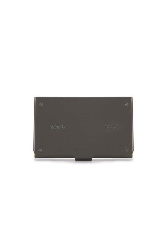 Matin Kim Signature Metal Business Card Case in Black 黑色 名片夾 韓國代購 香港