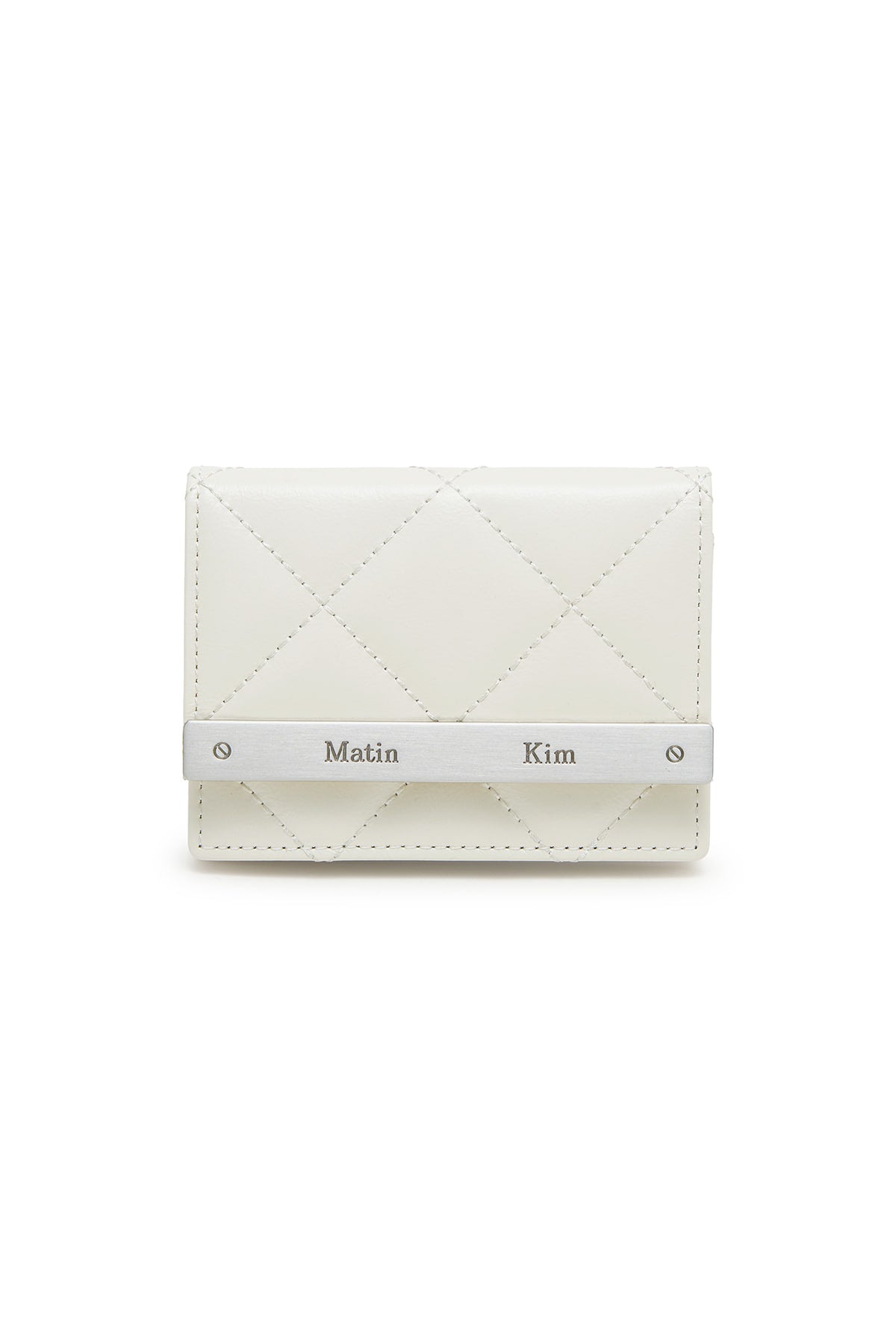 Matin Kim Puff Quilt Wallet in Ivory 象牙白 銀包 韓國代購 香港