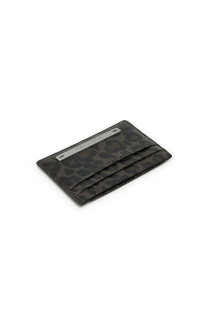 Matin Kim Leopard Vintage Card Wallet in Charcoal 深灰色 細節圖 2