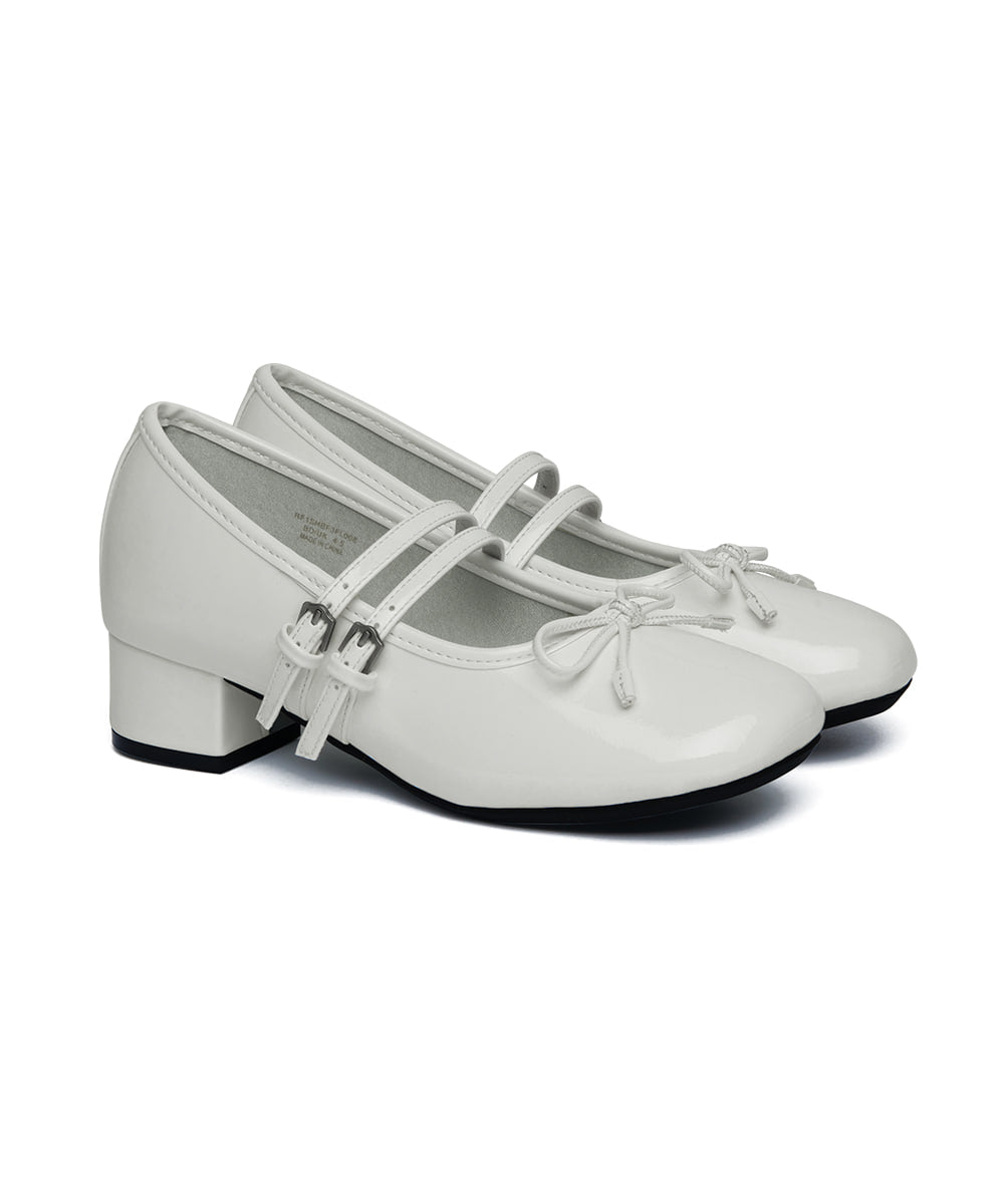 Rockfish - Square Toe Two Strap Maryjanes (4CM)