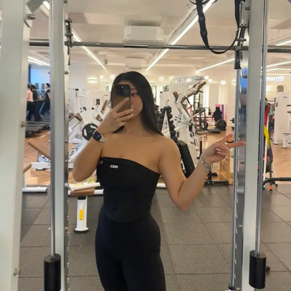 HDEX Flexible Bra Tube Top review wear 5