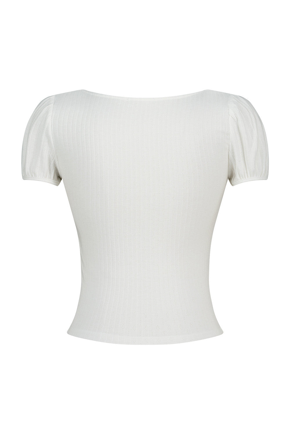 ILLIGO Rosy Lace Square-Neck T-Shirt White product image 3