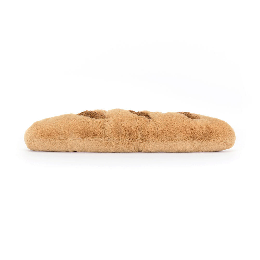 Jellycat Amuseables Baguette 長法包毛公仔 長身側面