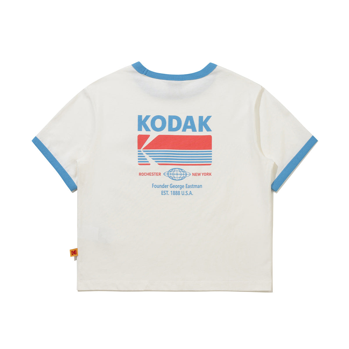 Kodak Breezepop Big Graphic Short Sleeve T-shirt Women Ivory detail angle 1