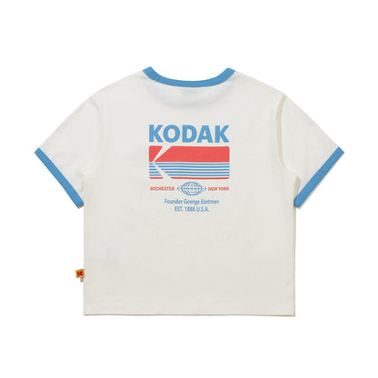 Kodak Breezepop Big Graphic Short Sleeve T-shirt Women Ivory main product image