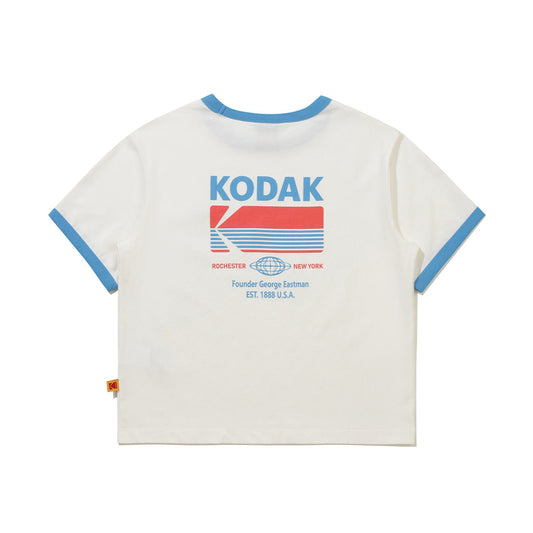 Kodak Breezepop Big Graphic Short Sleeve T-shirt Women Ivory main product image