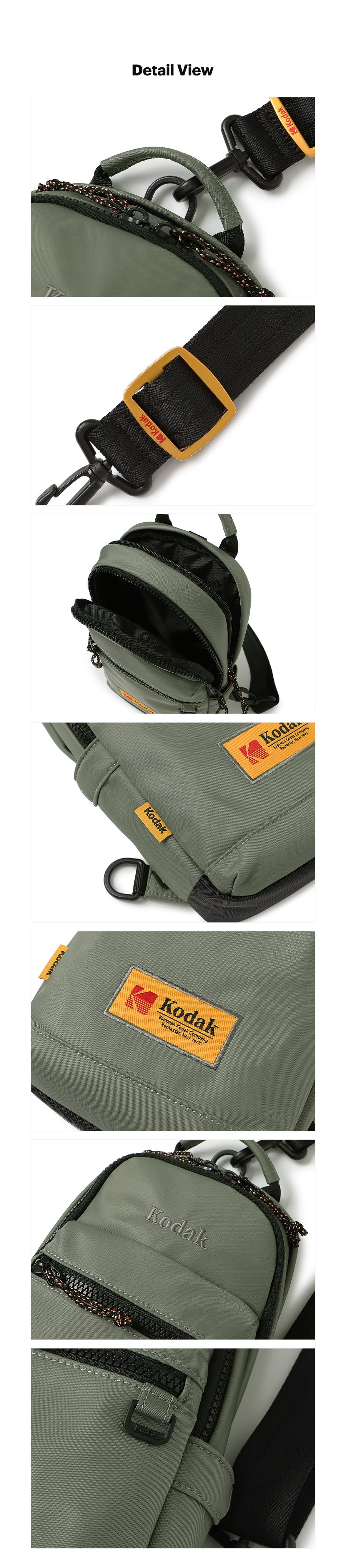 Kodak Essential Medium Sling Bag Khaki official detail guide