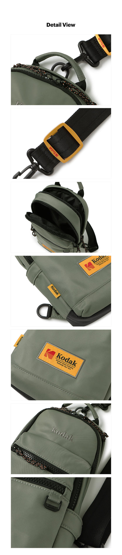 Kodak Essential Medium Sling Bag Khaki official detail guide