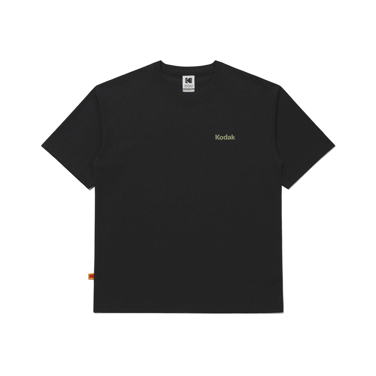 Kodak Global Scenery Aerocool Short Sleeve T-shirt Korea Black detail angle view
