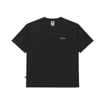 Kodak Global Scenery Aerocool Short Sleeve T-shirt Korea Black detail angle view