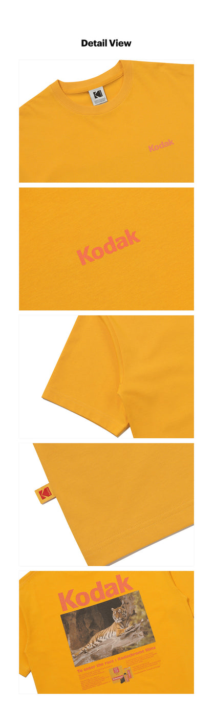 Kodak Global Scenery Aerocool Short Sleeve T-shirt Korea Yellow graphic detail image