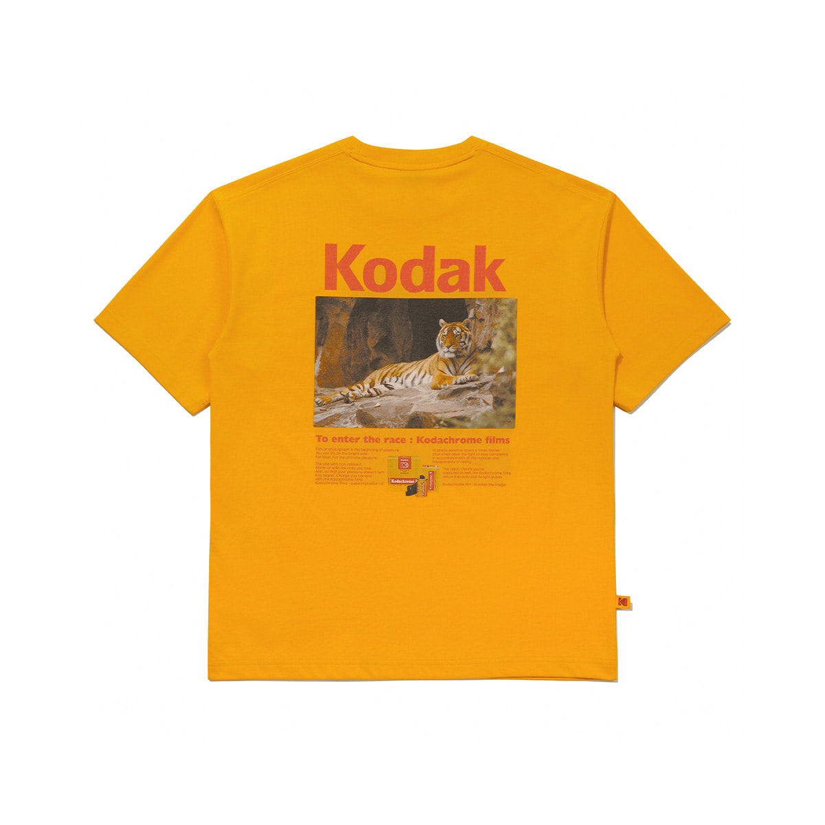 Kodak Global Scenery Aerocool Short Sleeve T-shirt Korea Yellow main product image