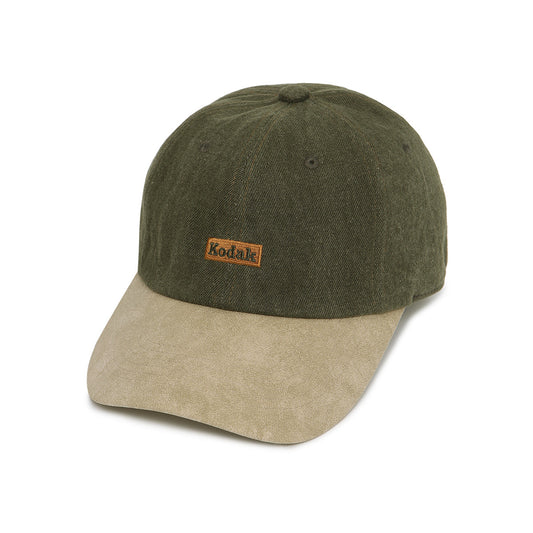KODAK Overfit Vintage Denim Ball Cap Khaki official main image