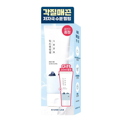 [皮膚刺激0.00 敏感肌可用] Round Lab 1025 Dokdo Peeling Gel 獨島去角質凝膠 120ml + 潔面 20ml