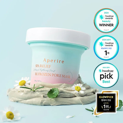 [OY全場毛孔No.1] Aperire Spa Relief Be Frozen Pore Mask 冰川土降溫毛孔泥膜 120g