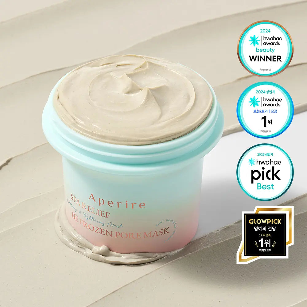 [OY全場毛孔No.1] Aperire Spa Relief Be Frozen Pore Mask 冰川土降溫毛孔泥膜 120g