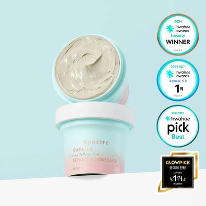[OY全場毛孔No.1] Aperire Spa Relief Be Frozen Pore Mask 冰川土降溫毛孔泥膜 120g