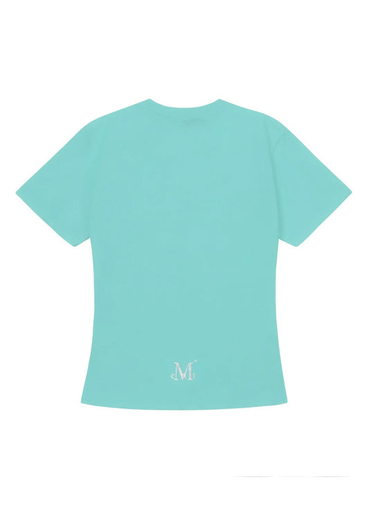 MUCENT Avix Vivid Silver Print Slim Fit Half T main image 2