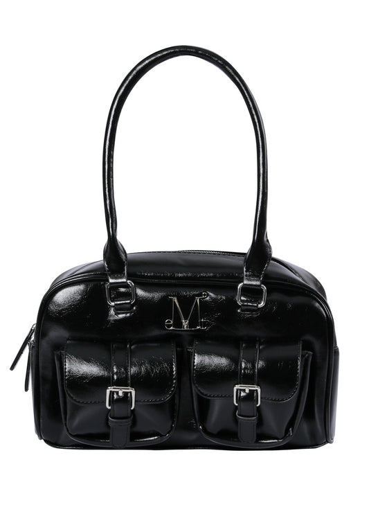 MUCENT Birus Metal Logo Enamel Shoulder Bag main image 1