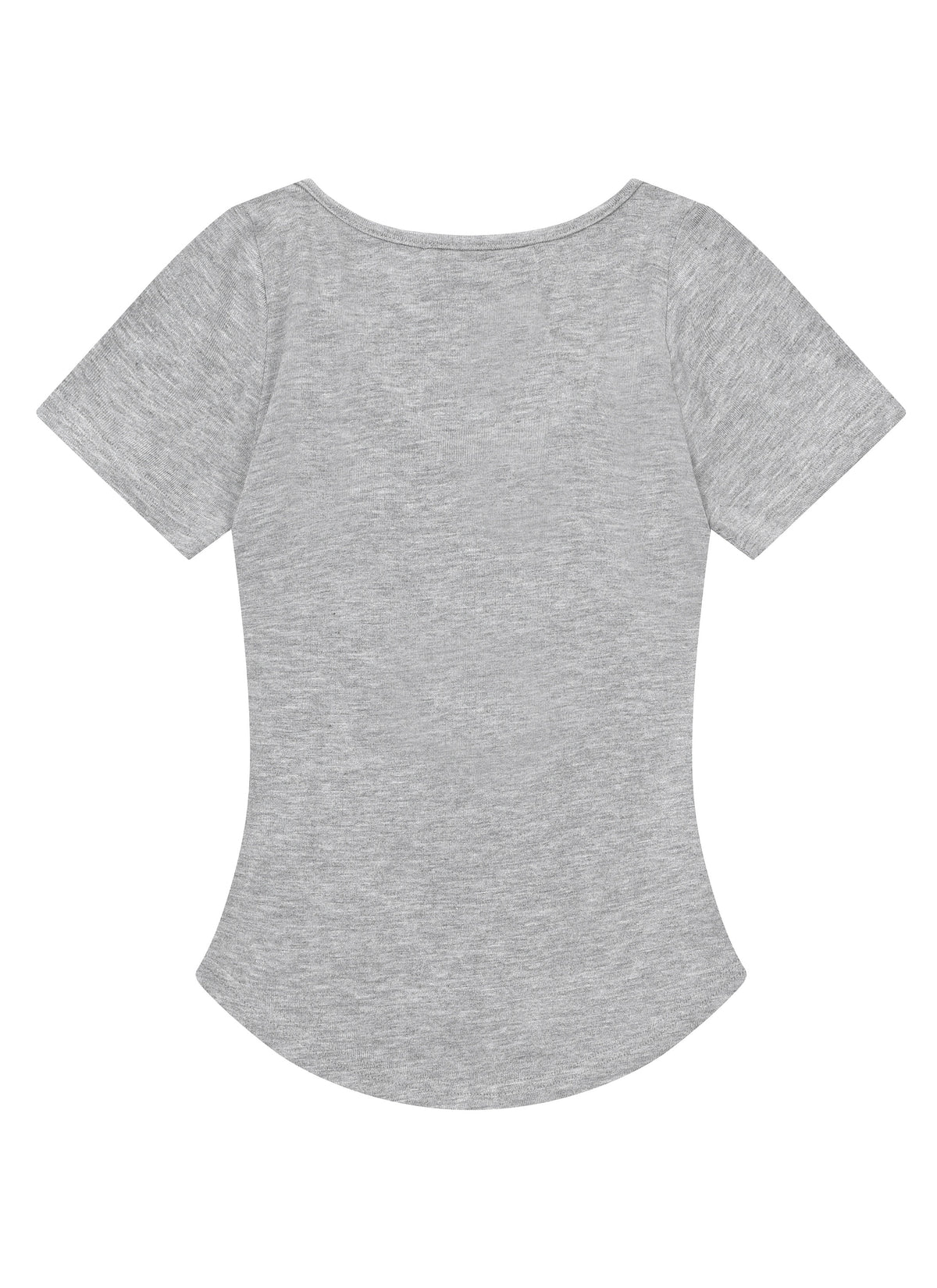 MUCENT Haring Snap Button U-Neck Half T main image 2