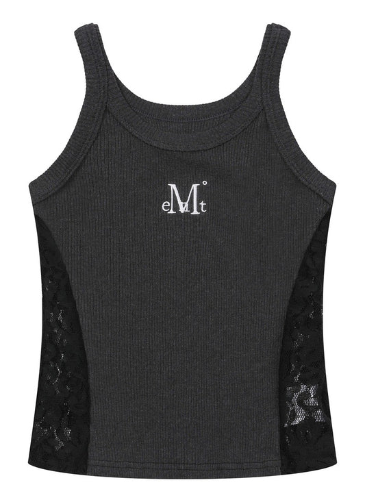 MUCENT Lucia Lace Panel Slim Sleeveless main image 1