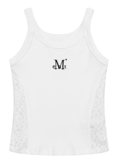 MUCENT Lucia Lace Panel Slim Sleeveless main image 11