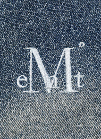 MUCENT Rune Washing Damage Denim Short Pants main image 3