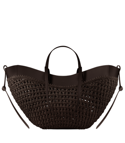 Polène Cyme Raffia Ebony