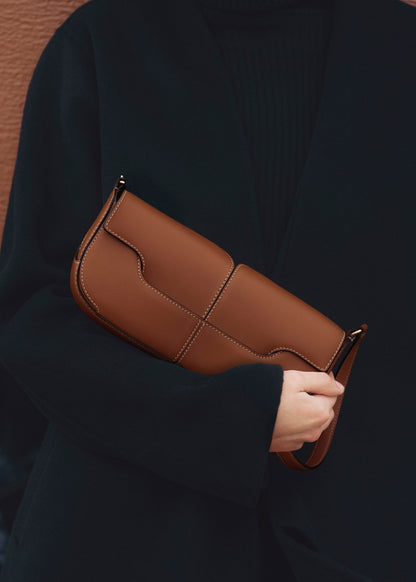 Polène Osmo Smooth Cognac model
