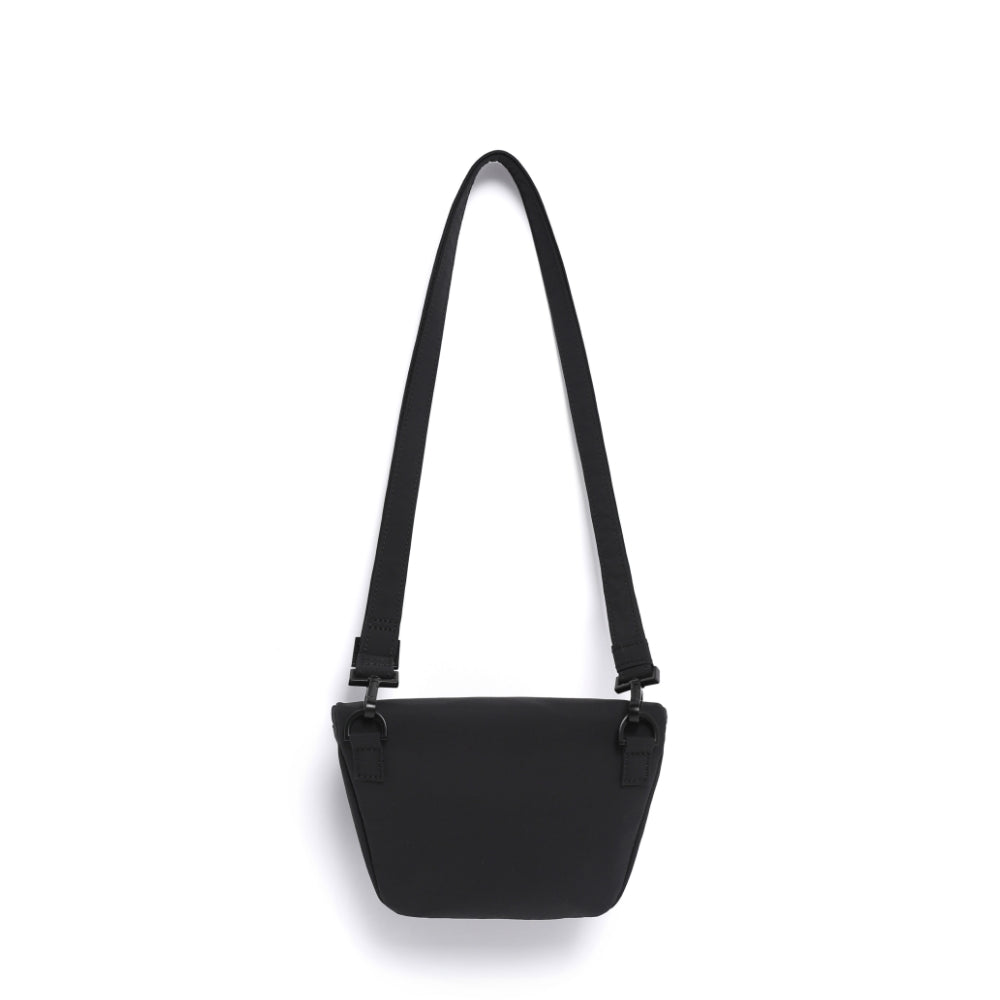 Snow Peak Lightweight Taslan Mini Cross Bag 1L Black detail view