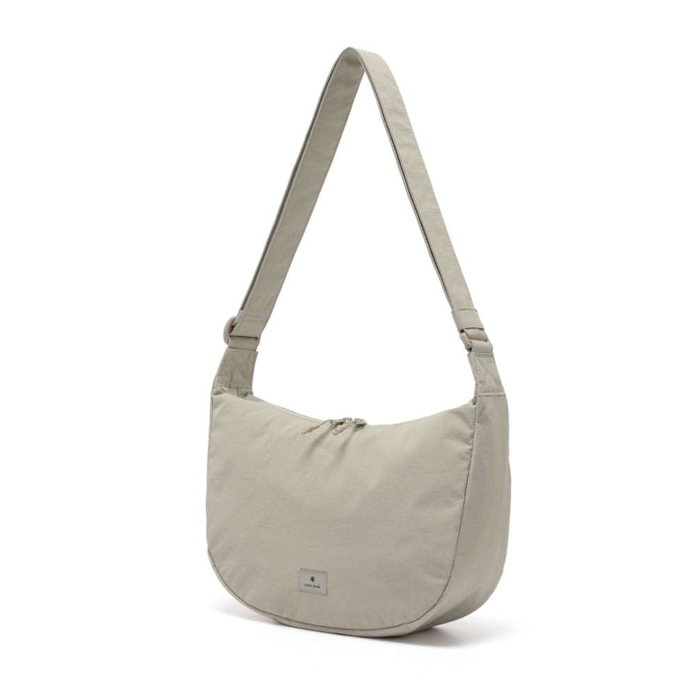 Snow Peak Softwill Hobo Bag 6L Light Beige angle view