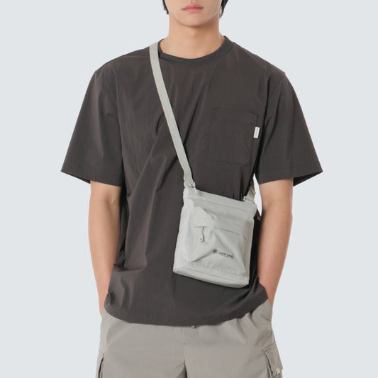 Snow Peak Pro Air Lightweight Sacoche 1L Light Gray official main image 1