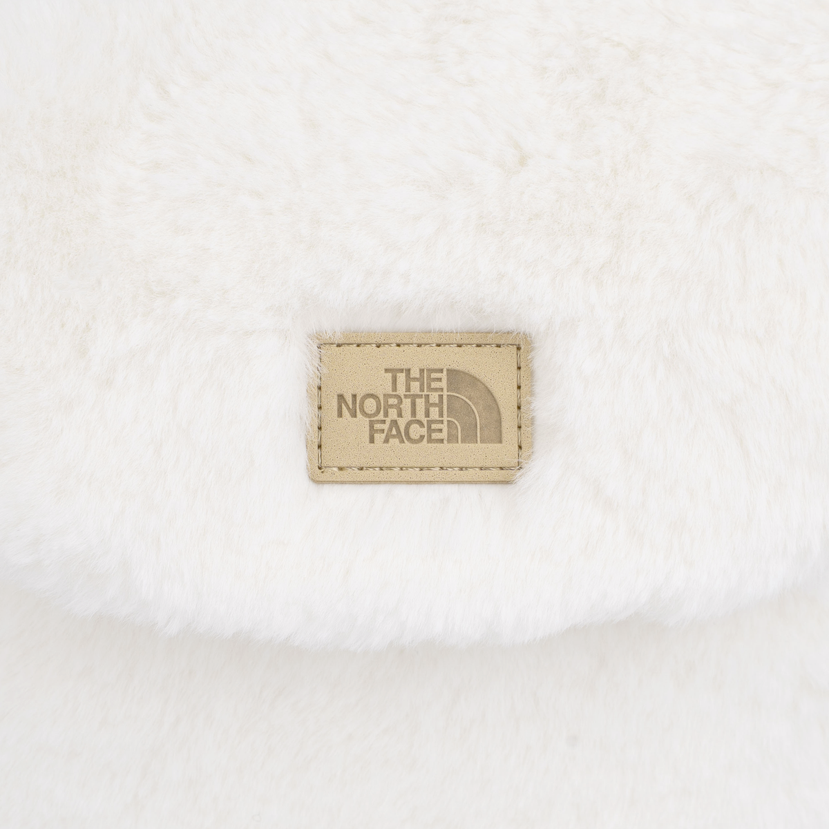 The North Face BUBBLY TOTE BAG MINI_FUR Vanilla logo detail