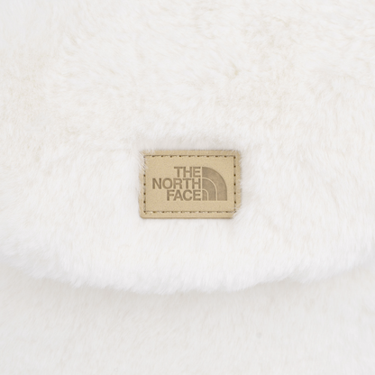 The North Face BUBBLY TOTE BAG MINI_FUR Vanilla logo detail