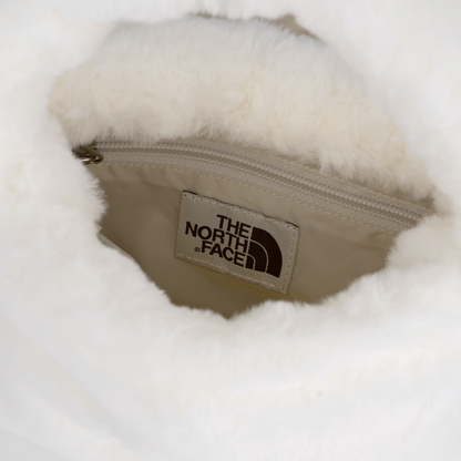 The North Face BUBBLY TOTE BAG MINI_FUR Vanilla inner pocket detail