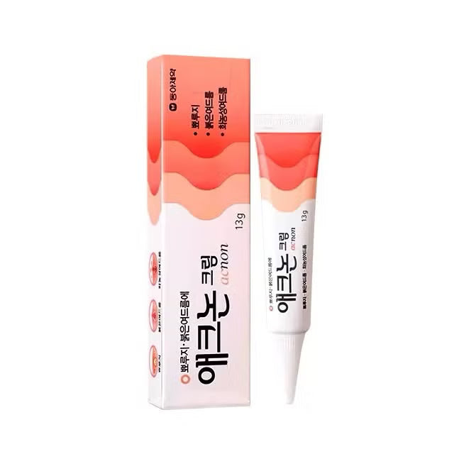 [🏆韓國暗瘡藥·銷量第一] 東亞製藥 Acnon Cream 消炎殺菌暗瘡膏 13g·韓國藥房 韓國代購 香港