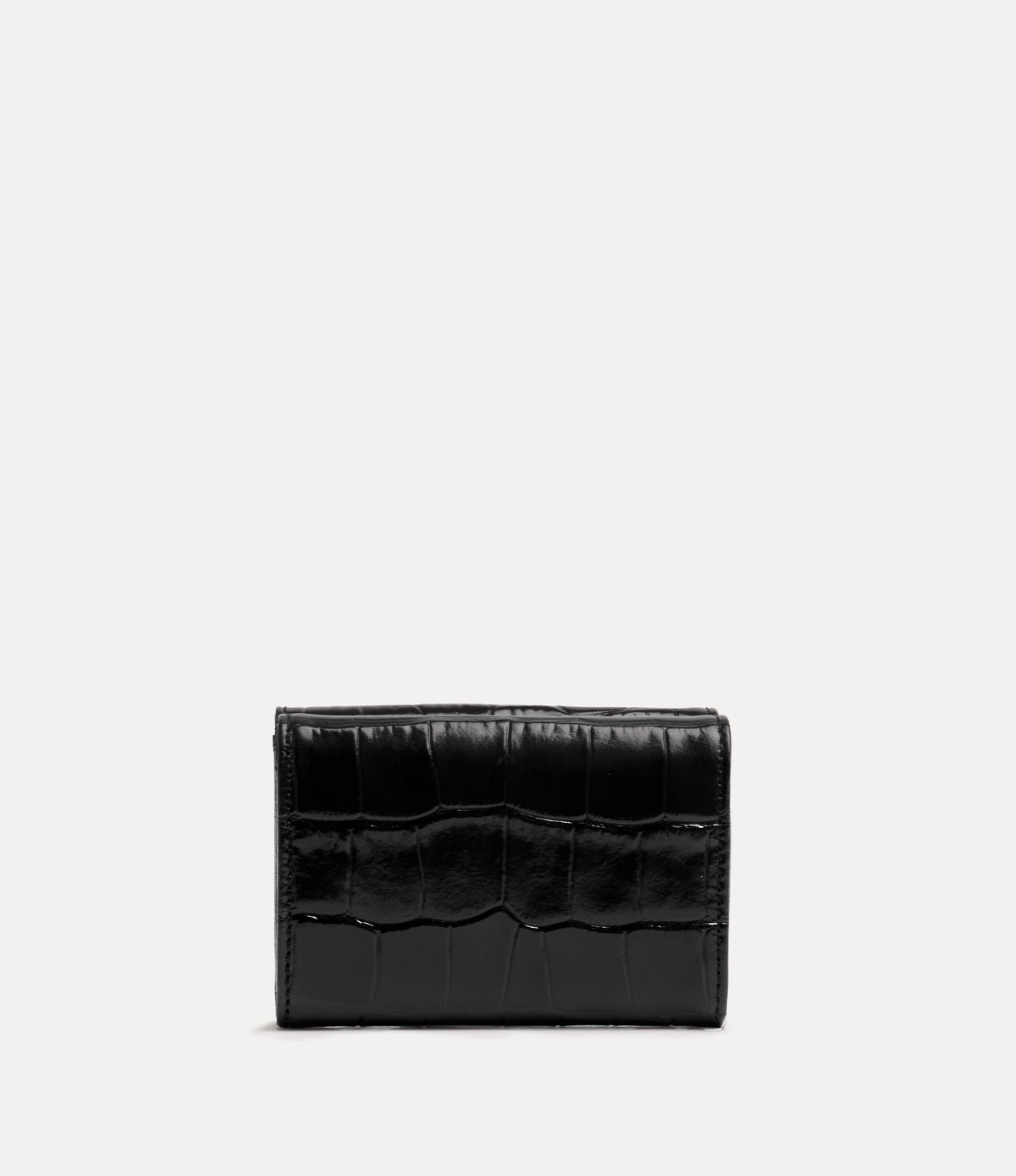 Vivienne Westwood Envelope Billfold 黑色鱷魚壓紋小牛皮銀包 - 商品圖 2