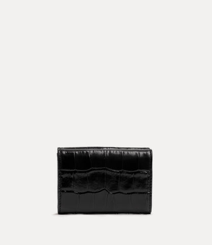 Vivienne Westwood Envelope Billfold 黑色鱷魚壓紋小牛皮銀包 - 商品圖 2